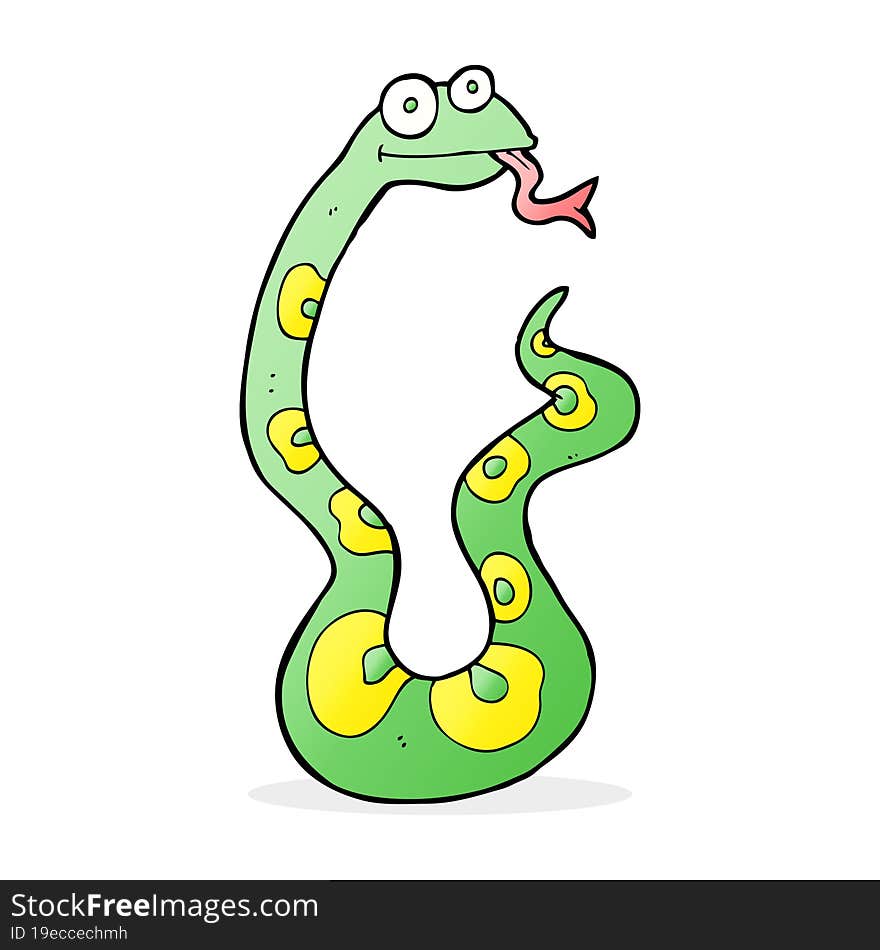 cartoon snake