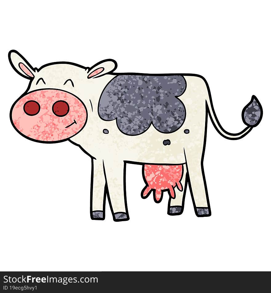 cartoon cow. cartoon cow