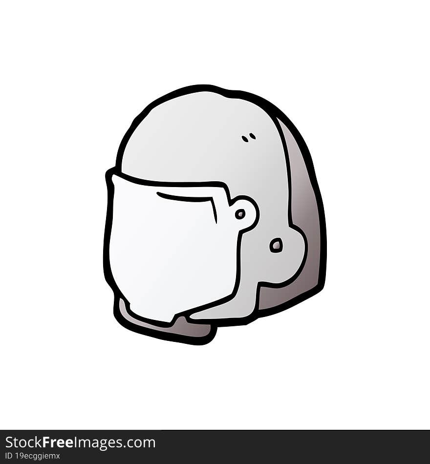 cartoon space helmet. cartoon space helmet