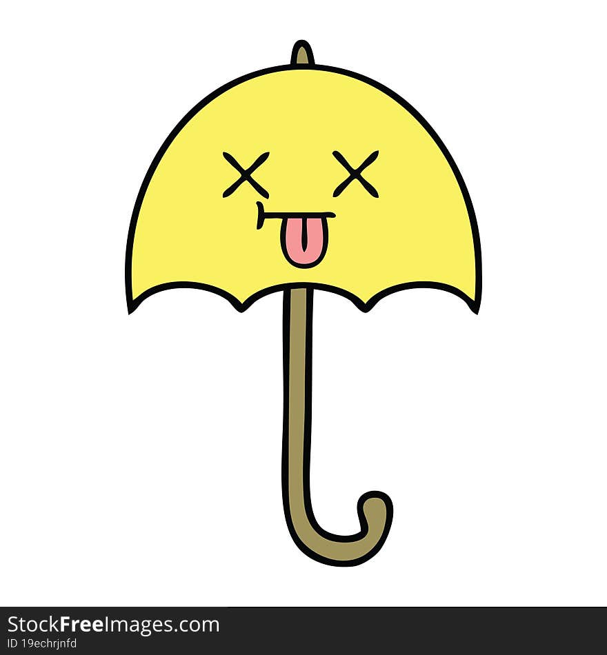 cute cartoon umbrella