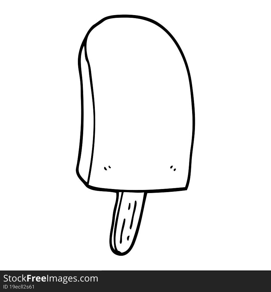 Cartoon Ice Lolly