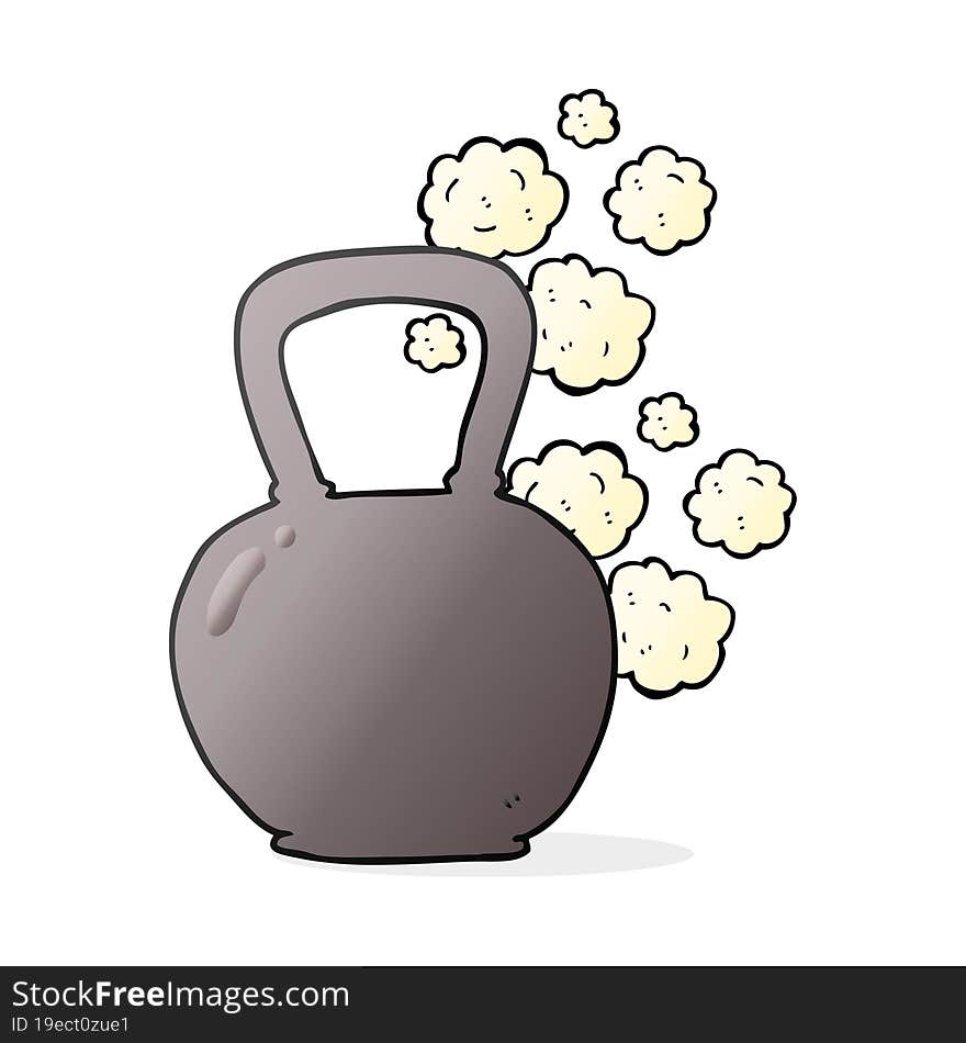 Cartoon Heavy Kettle Bell