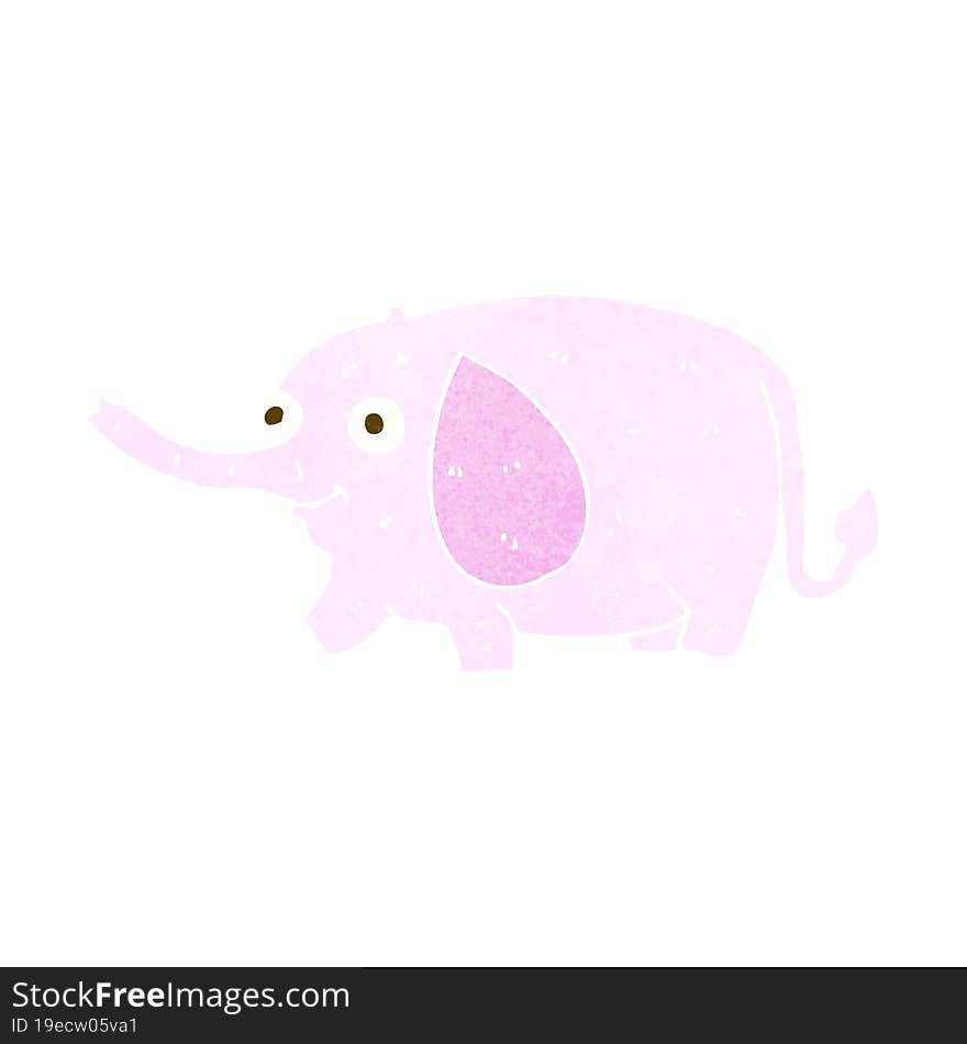 Cartoon Funny Little Elephant