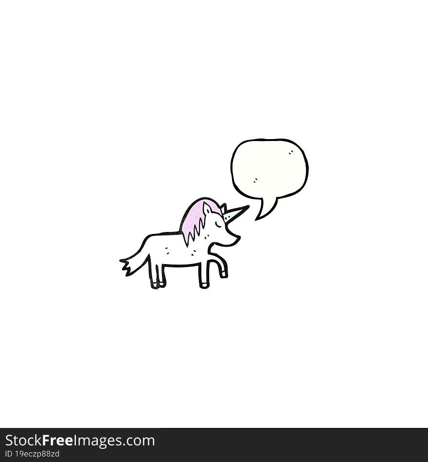 cartoon unicorn