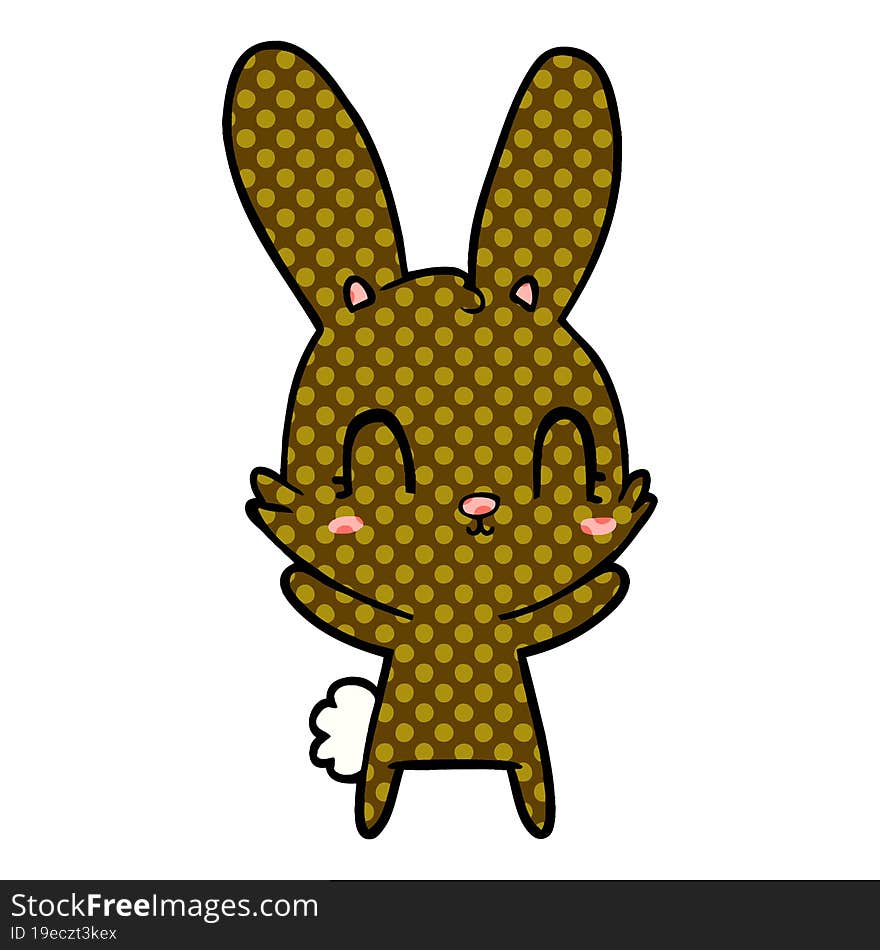 cute cartoon rabbit. cute cartoon rabbit