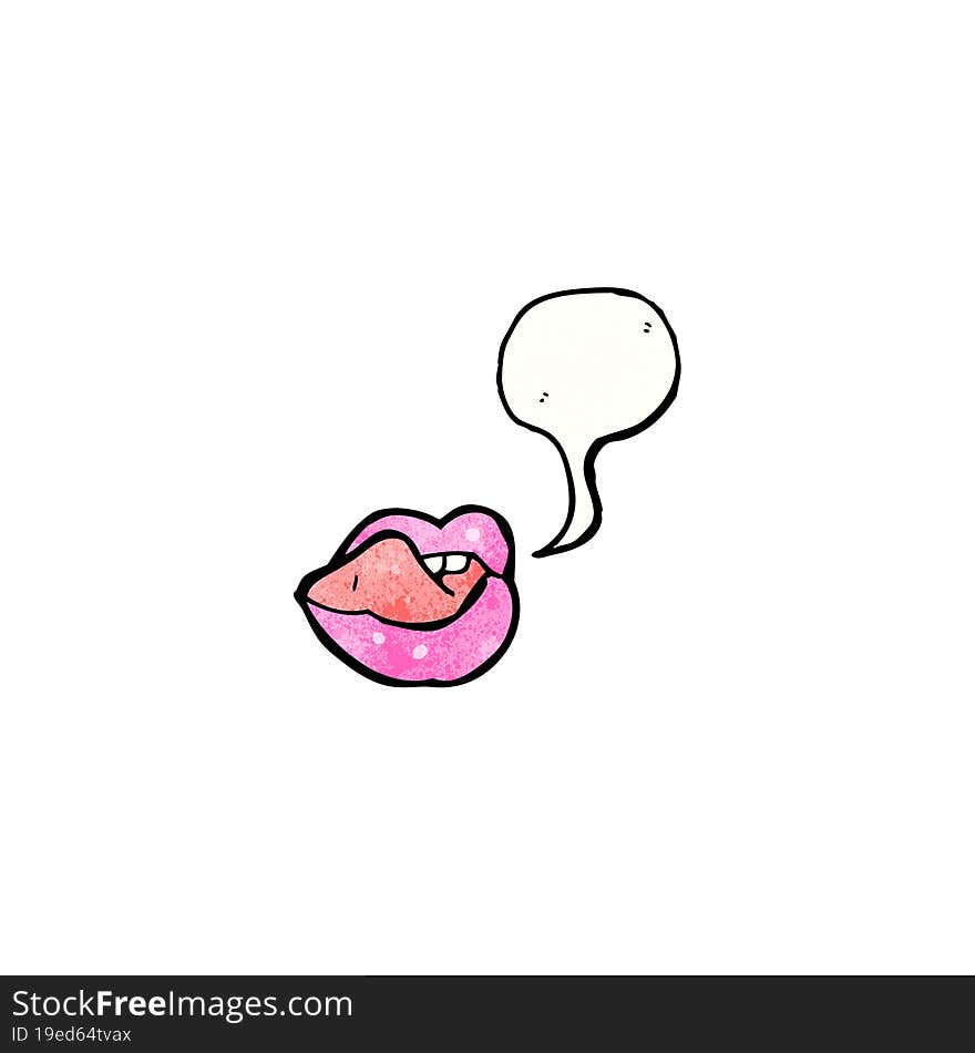 sexy cartoon lips