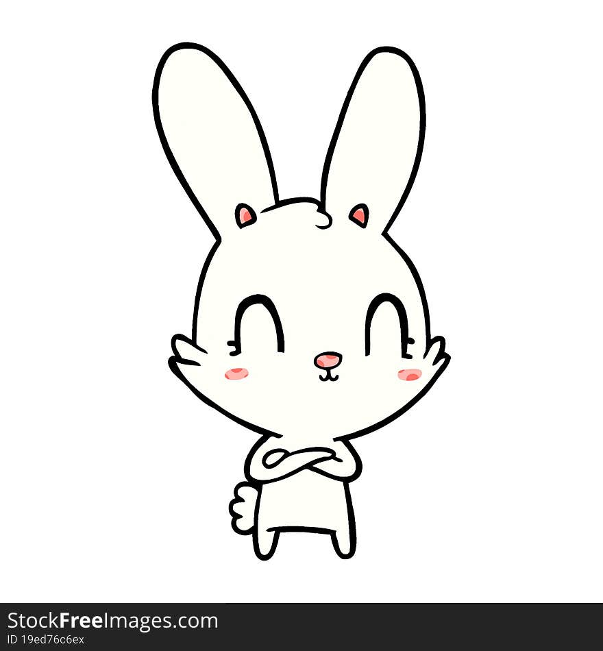 cute cartoon rabbit. cute cartoon rabbit