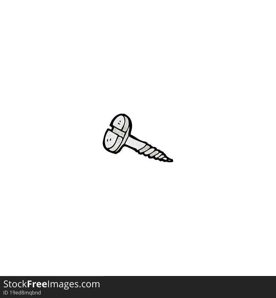 cartoon screw