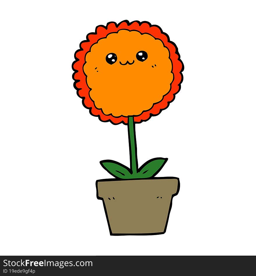 cartoon flower