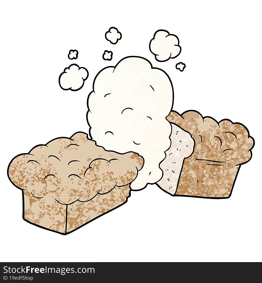 freshly baked bread cartoon. freshly baked bread cartoon