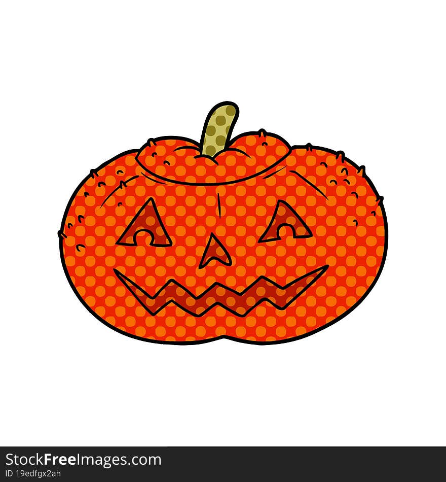 cartoon halloween pumpkin. cartoon halloween pumpkin