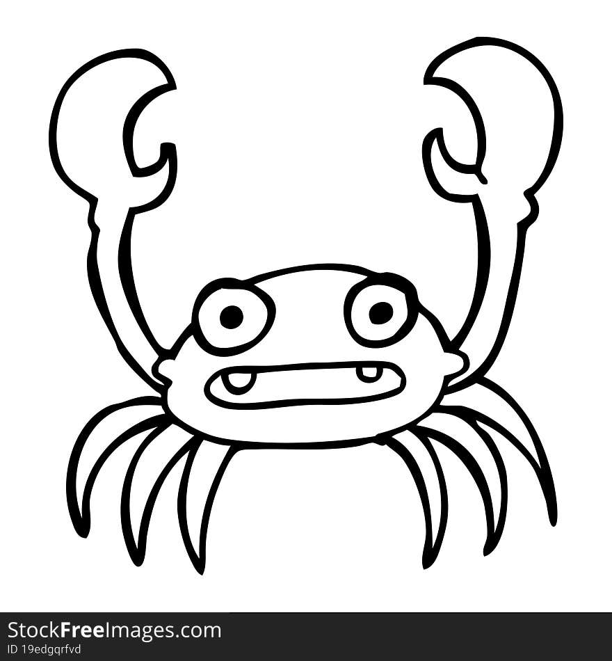 cartoon crab