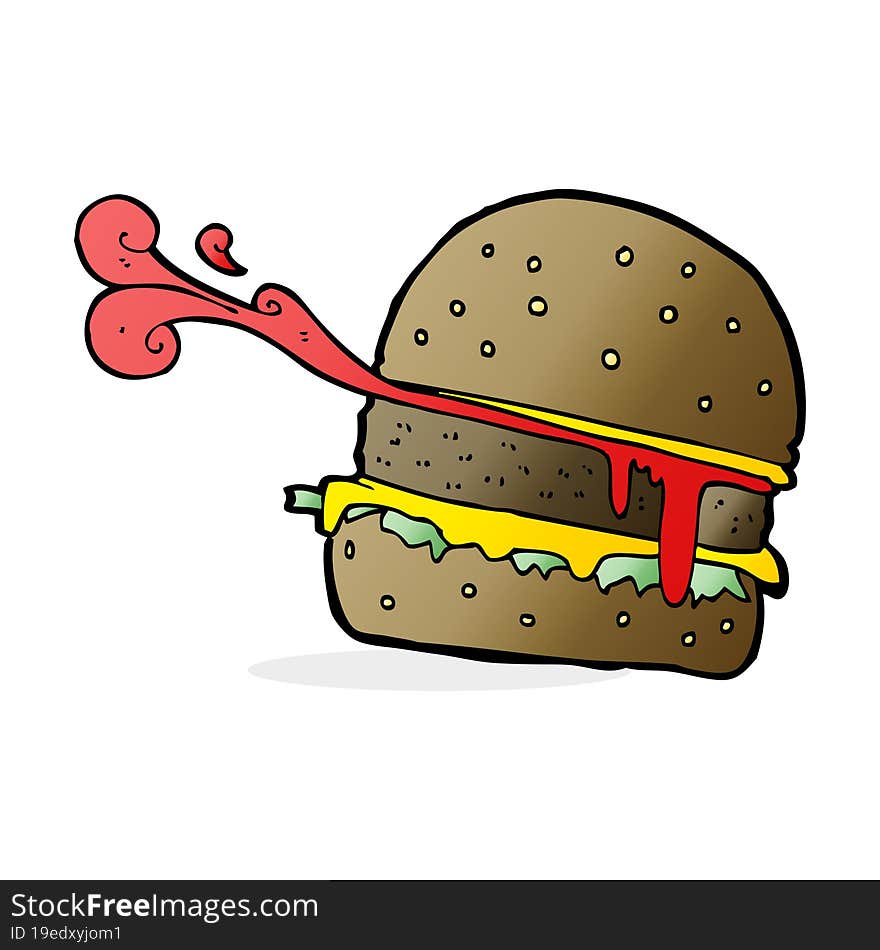 Cartoon Burger