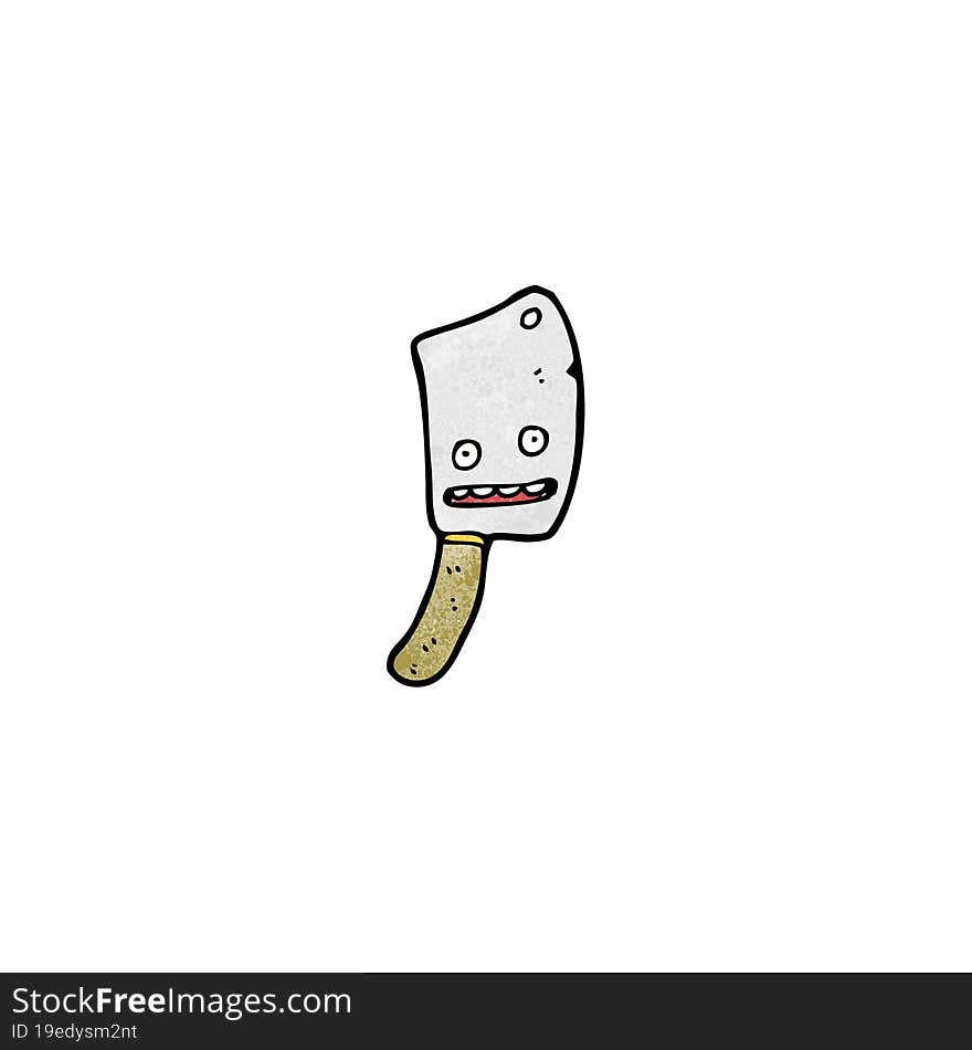 Cartoon Meat Cleaver