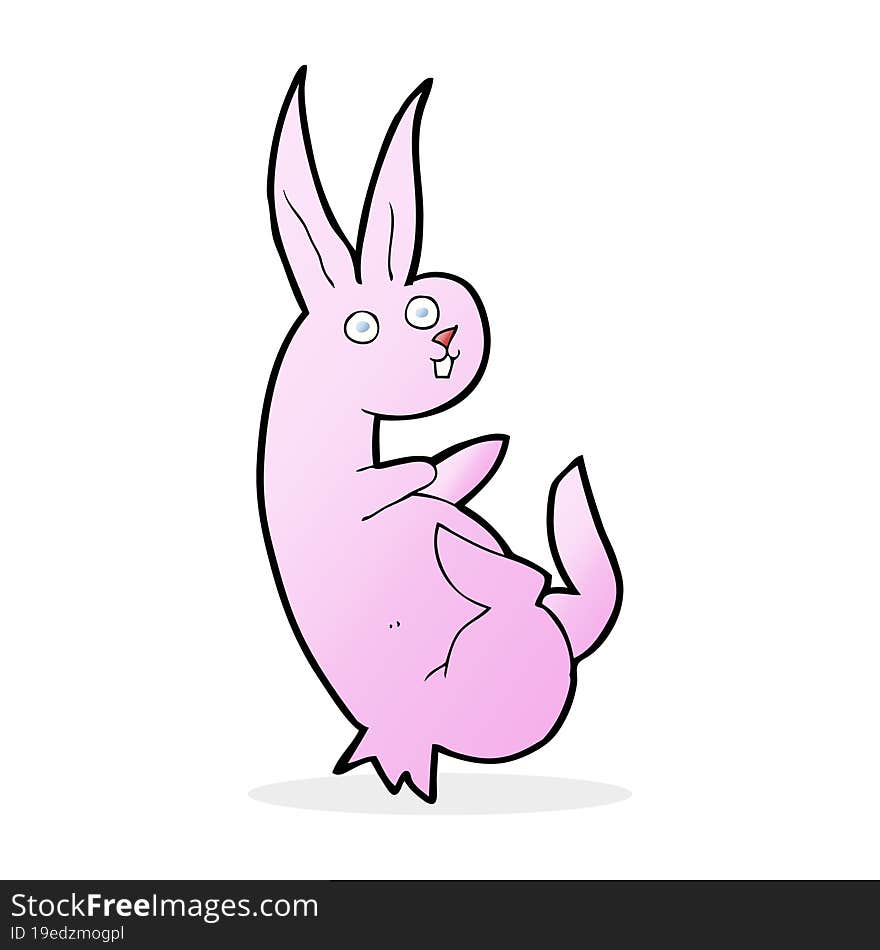 cue cartoon rabbit