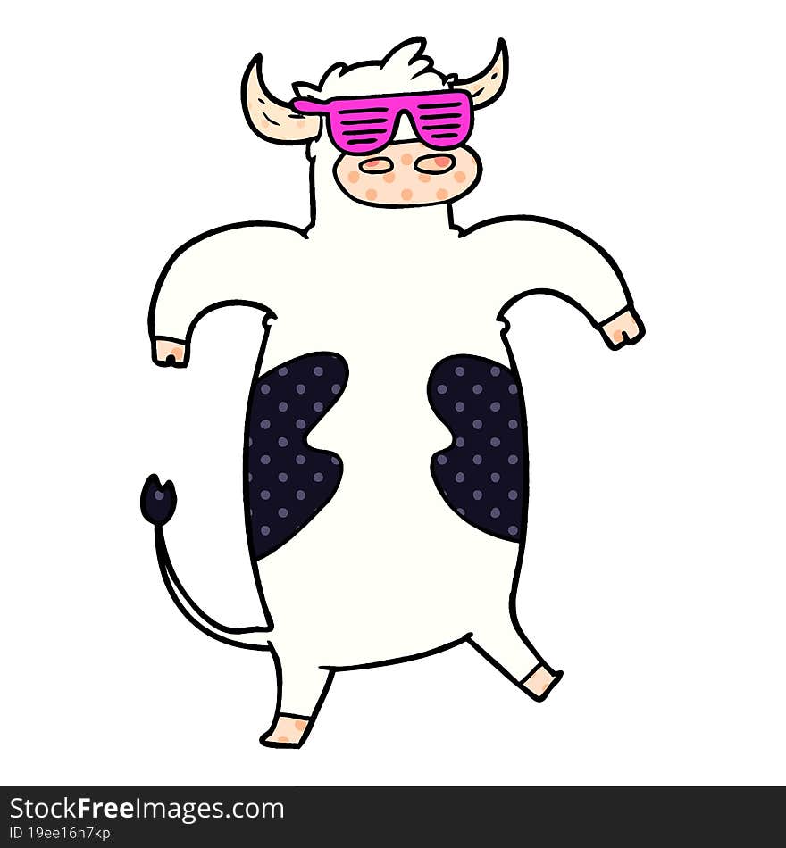 cartoon bull. cartoon bull