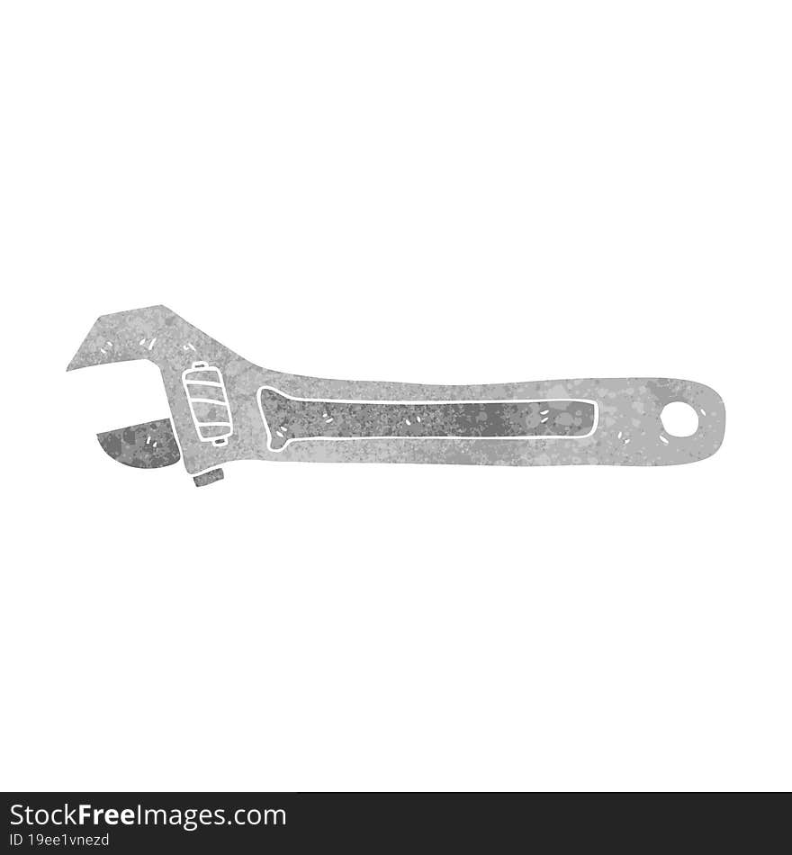 Retro Cartoon Spanner