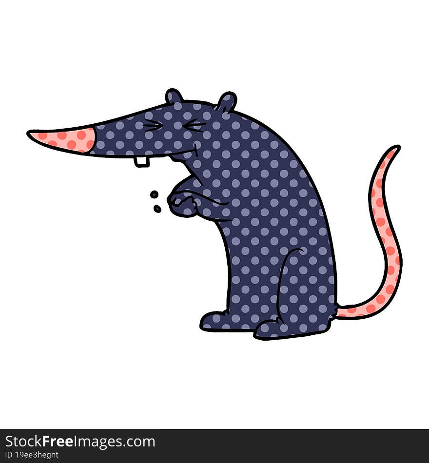 cartoon sneaky rat. cartoon sneaky rat