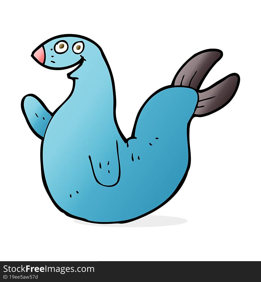 Cartoon Happy Seal