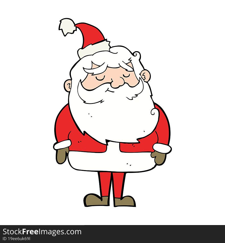 cartoon santa claus