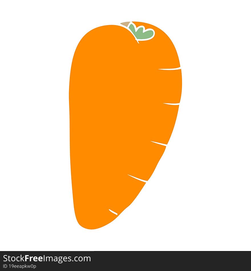 cartoon doodle carrot