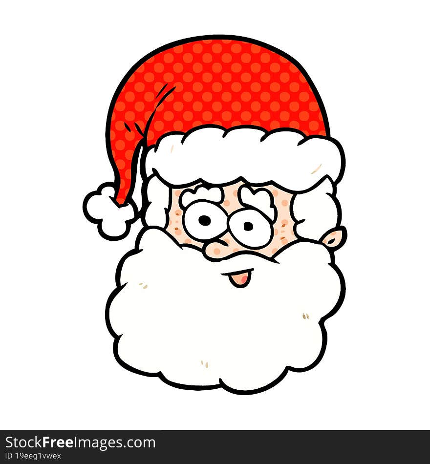 cartoon santa claus. cartoon santa claus