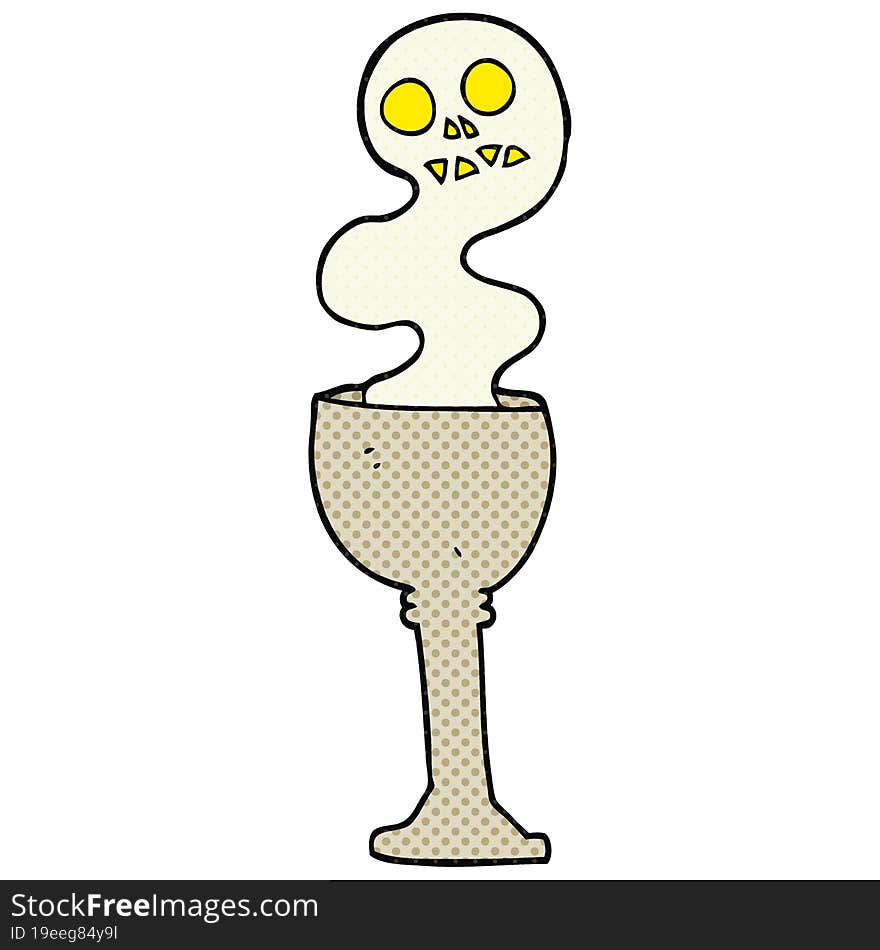 Cartoon Spooky Halloween Goblet