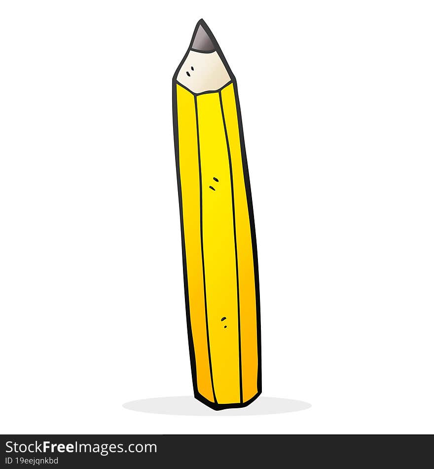 cartoon pencil