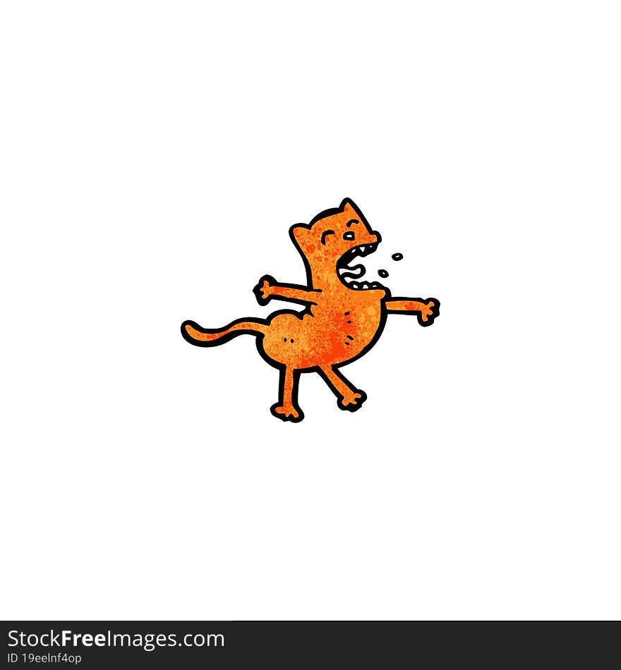 funny cartoon cat