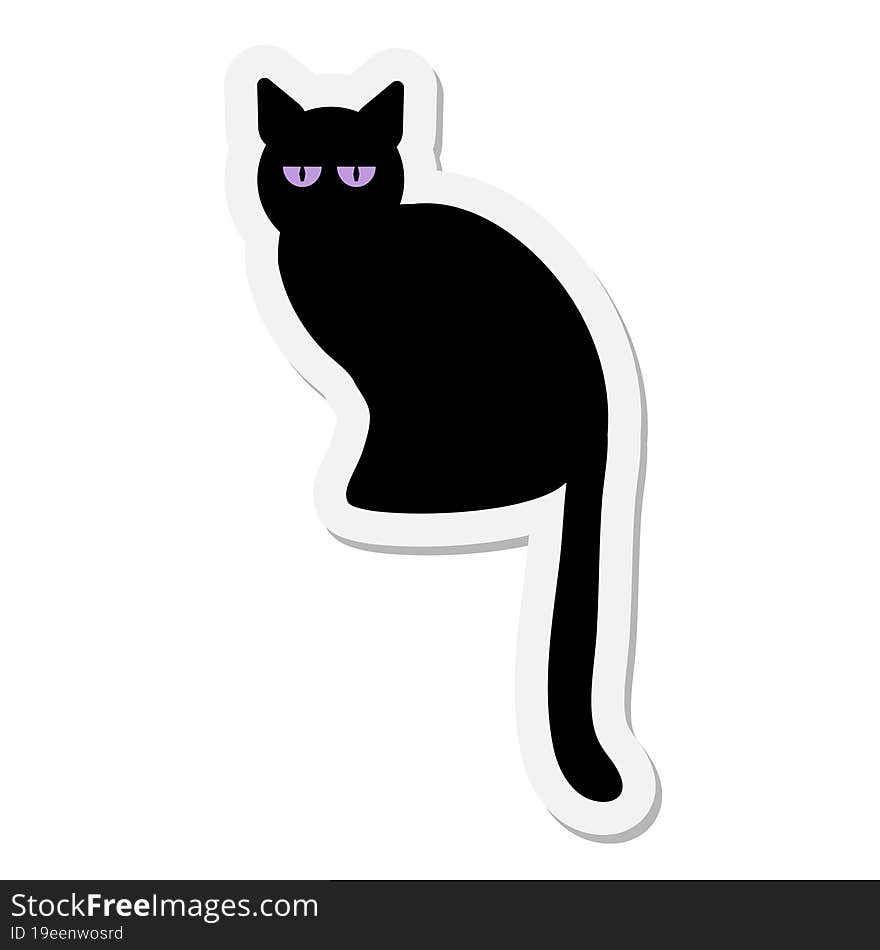 Black Cat sticker