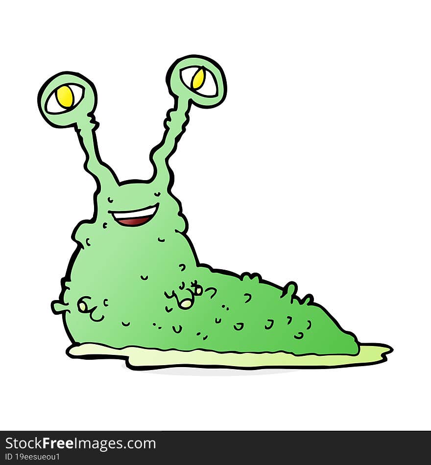 cartoon slug