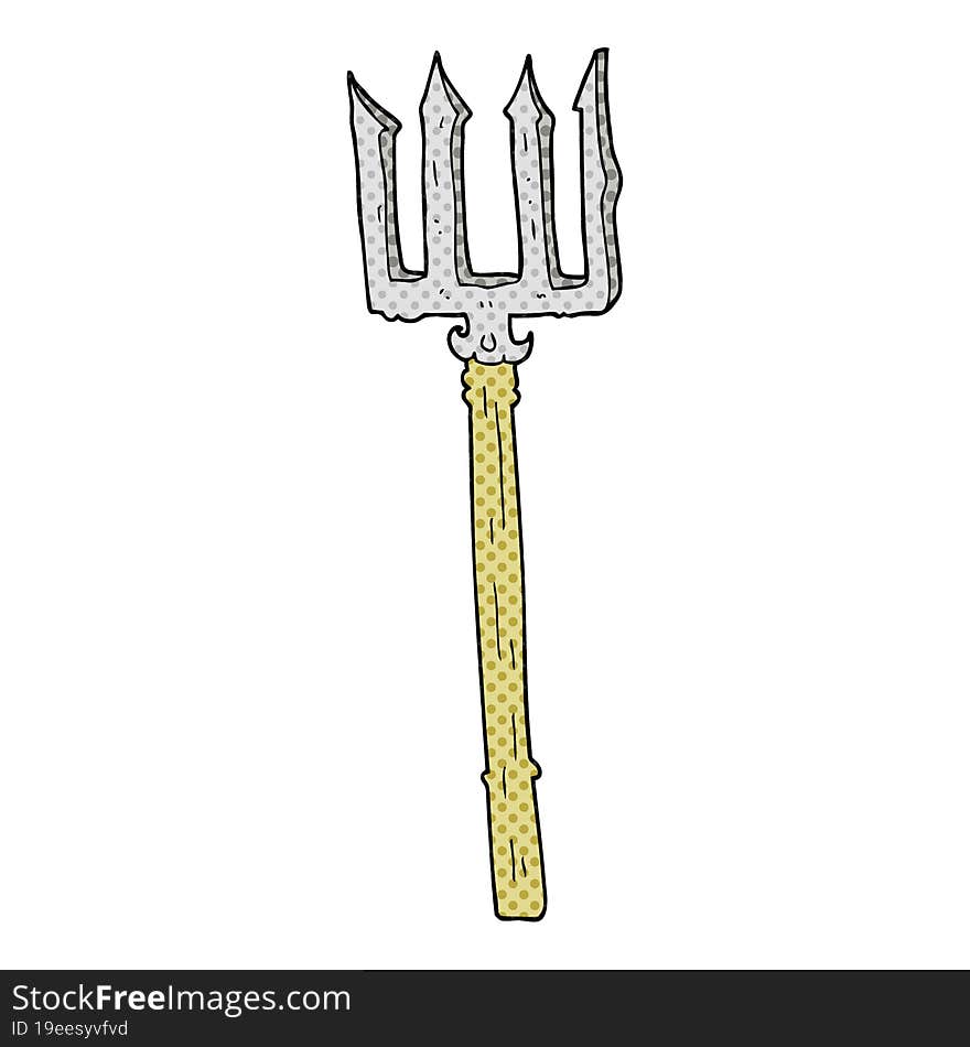 cartoon devil fork