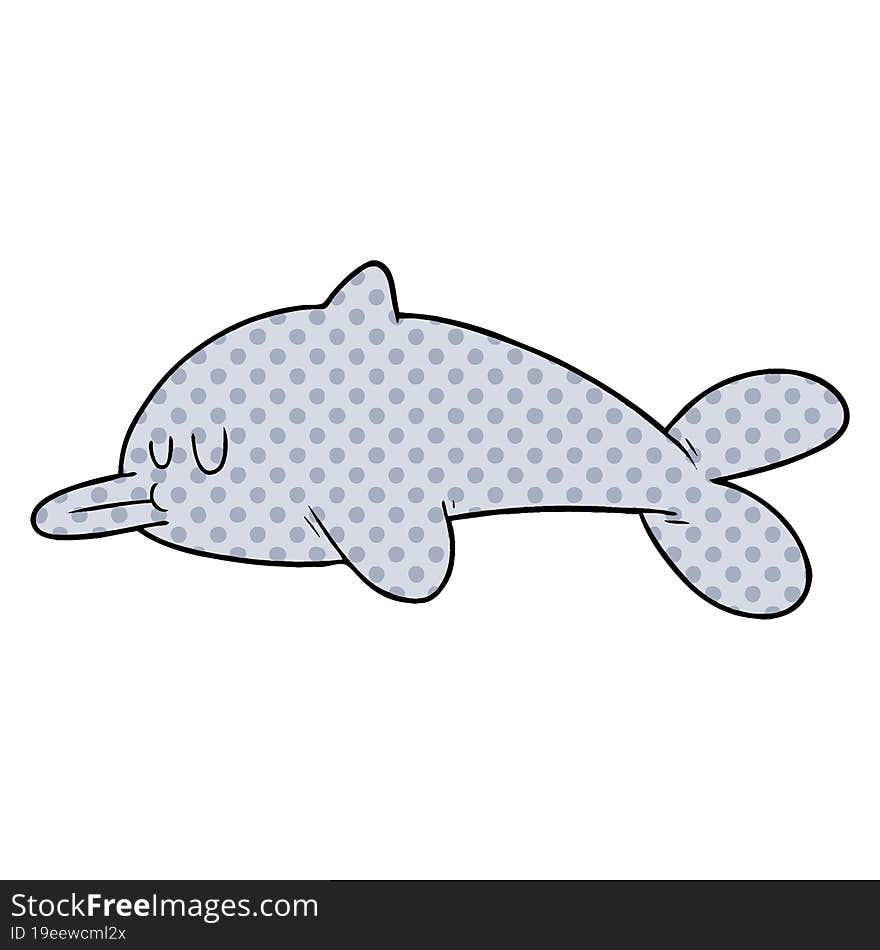 cartoon dolphin. cartoon dolphin