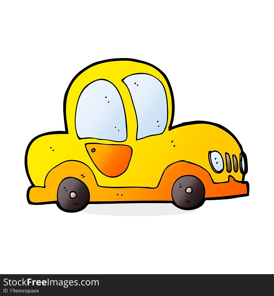 cartoon car