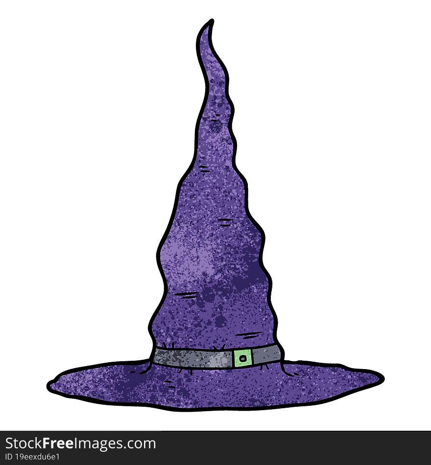 cartoon witchs hat. cartoon witchs hat