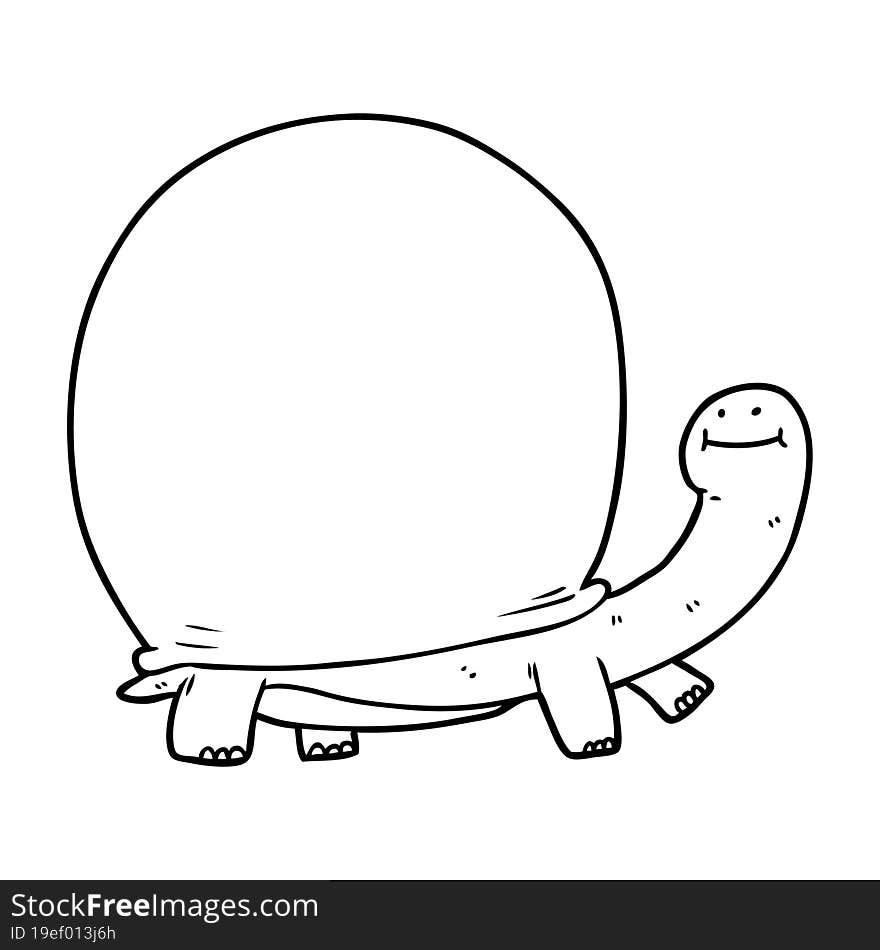 cartoon tortoise. cartoon tortoise