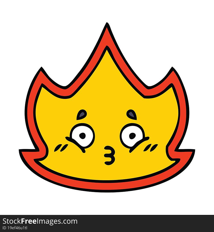 cute cartoon fire