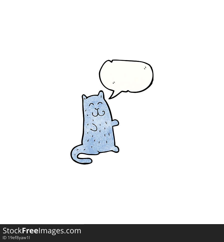 Funny Cartoon Cat