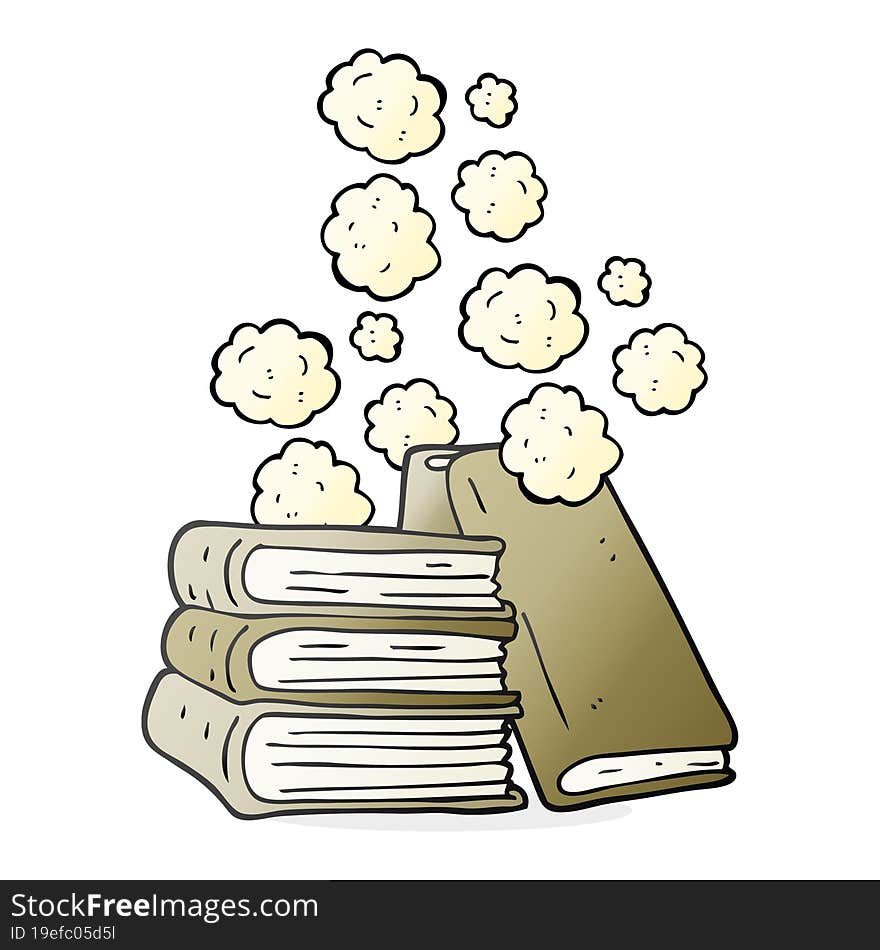 Cartoon Stack Of Books