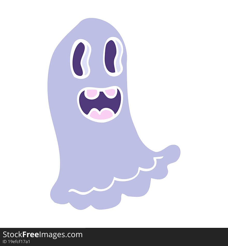 Cartoon Doodle Spooky Ghost