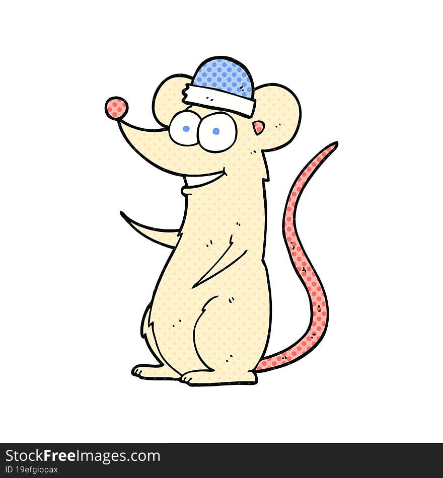 cartoon happy mouse