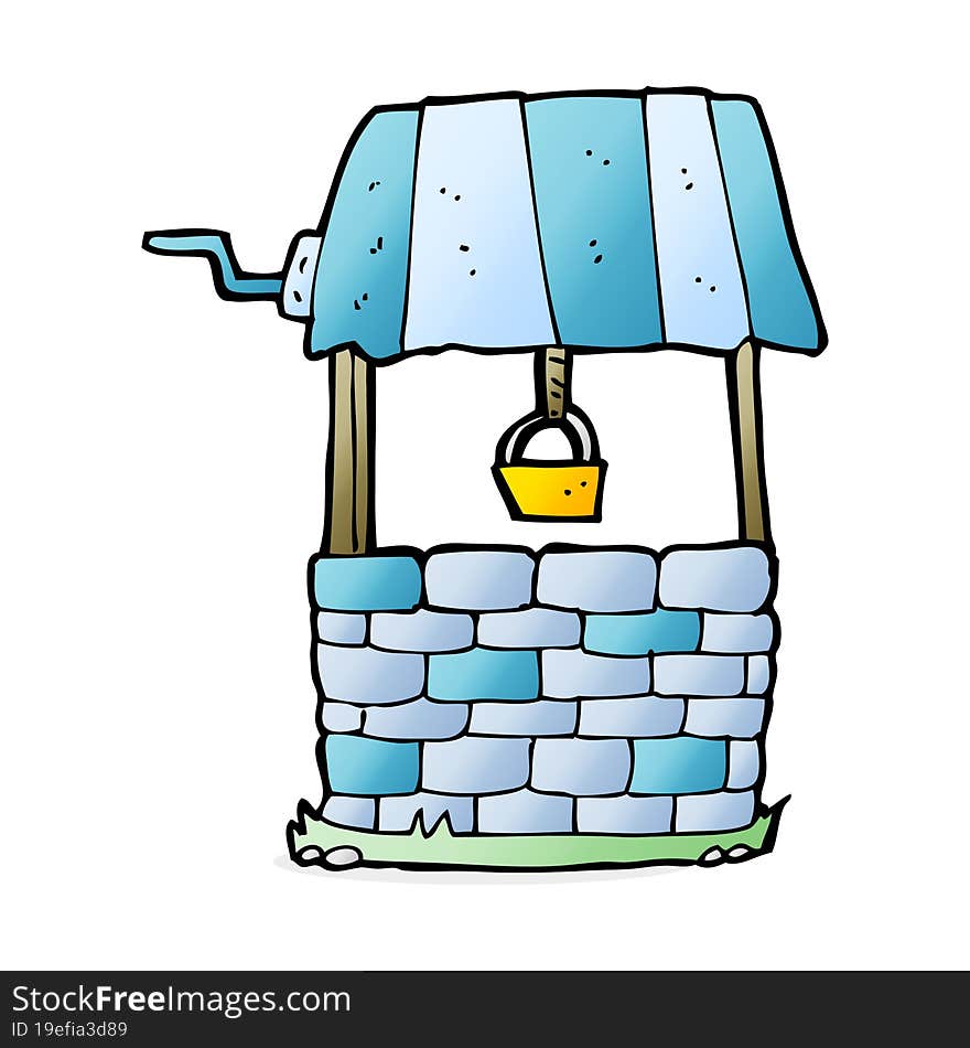 Cartoon Wishing Well