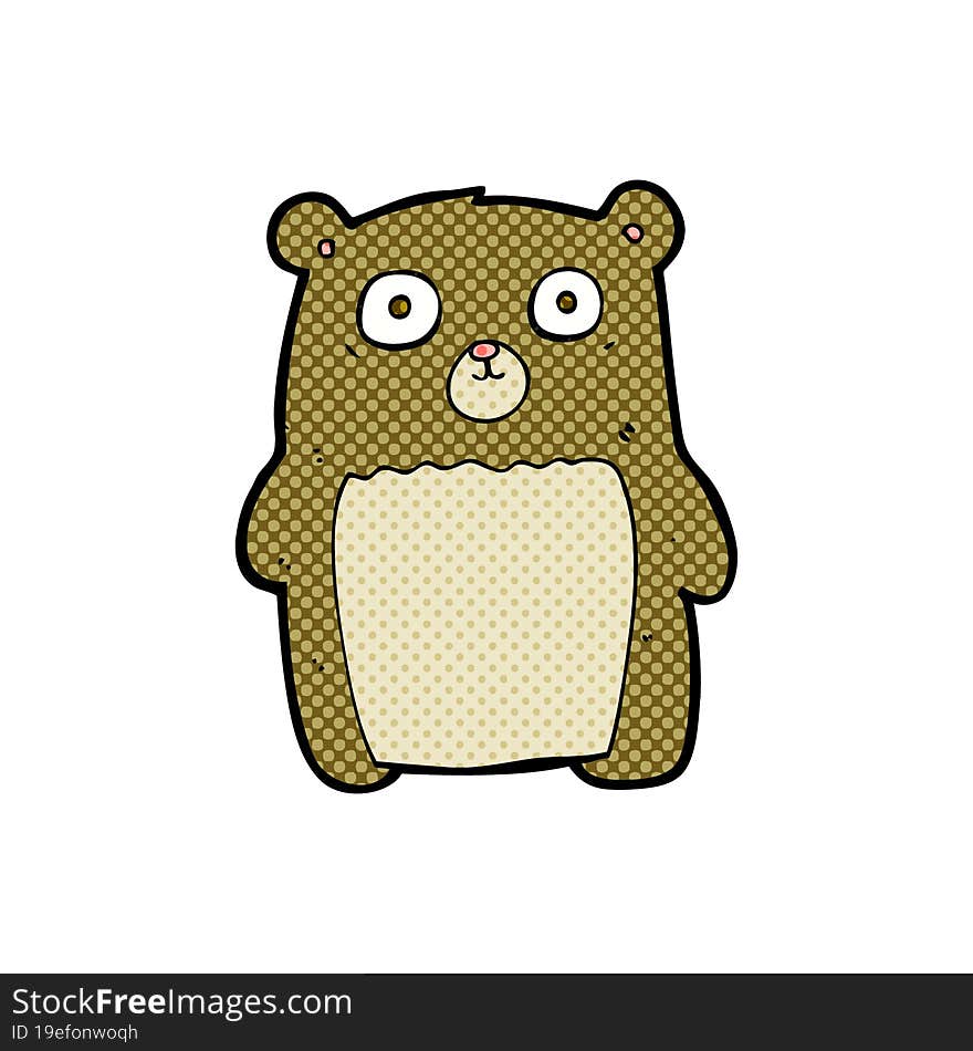 Cartoon Funny Teddy Bear