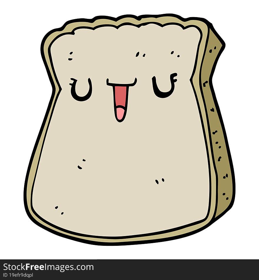 cartoon slice of bread