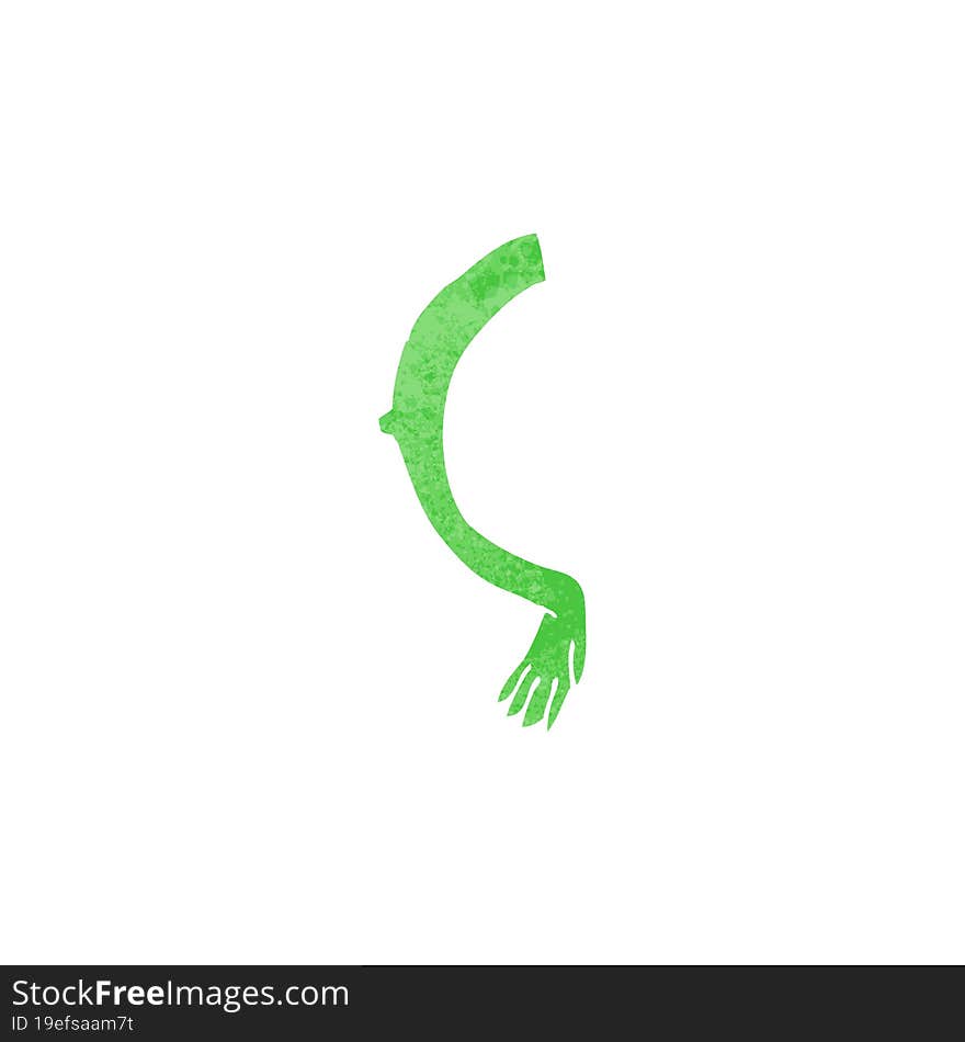 Cartoon Alien Arm