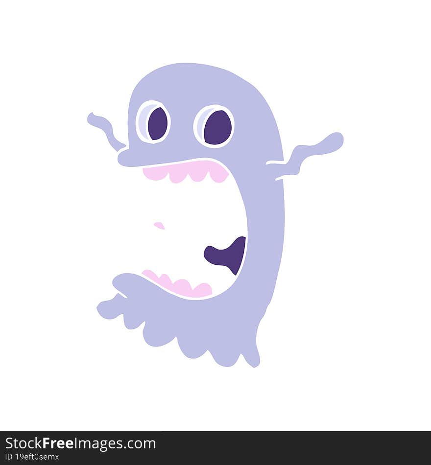 Cartoon Doodle Spooky Ghost