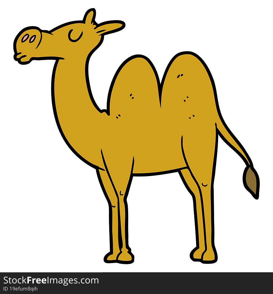 cartoon camel. cartoon camel