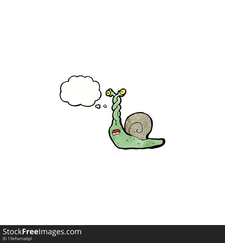 cartoon snail