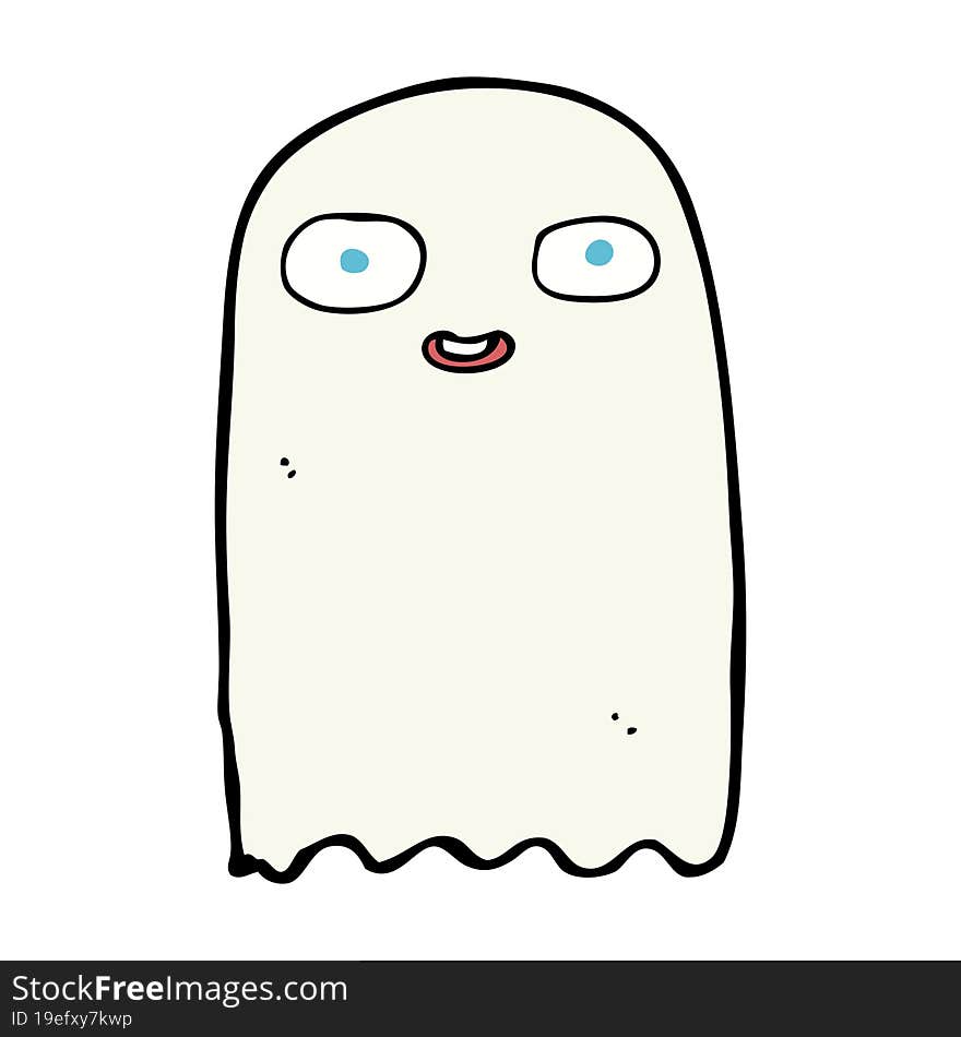 Funny Cartoon Ghost