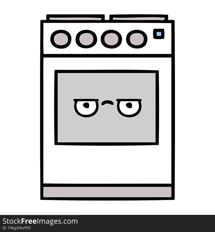 Cute Cartoon Kitchen Oven